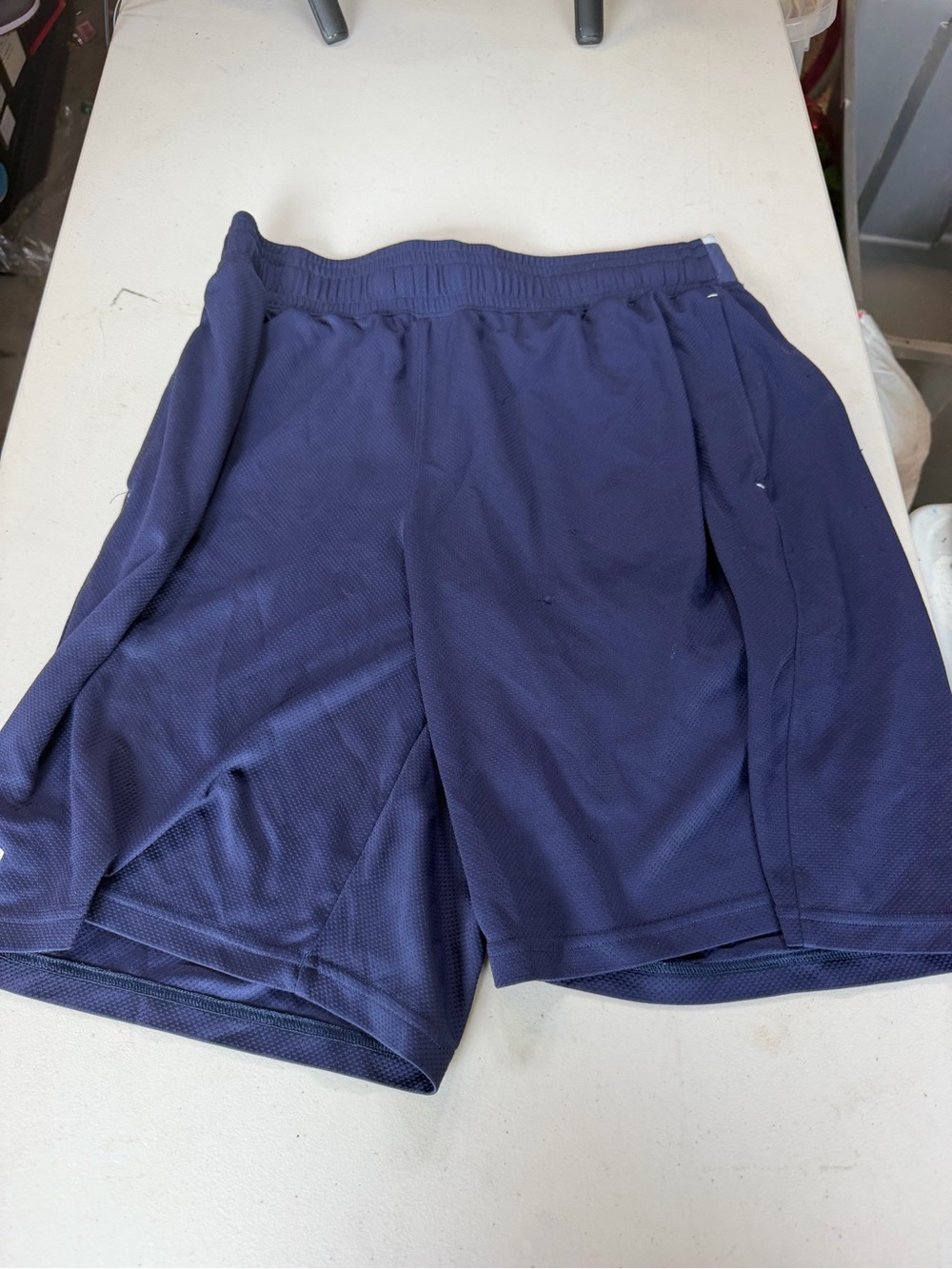 LG Men's Athletic Mesh Shorts - Navy Blue